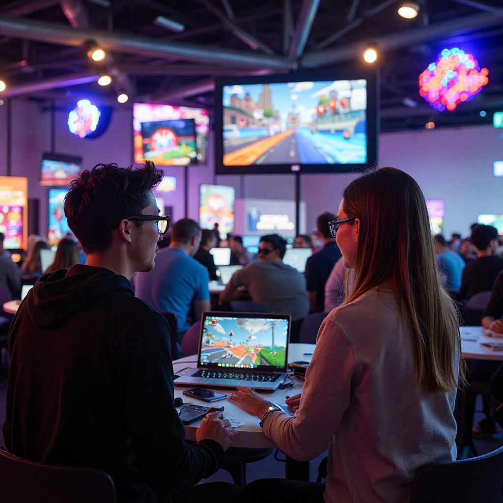 Game curators exploring indie game showcases