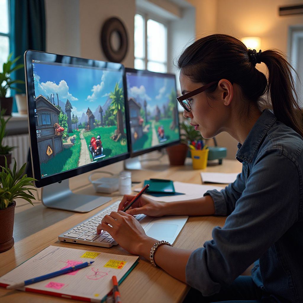 Content creator writing game guides