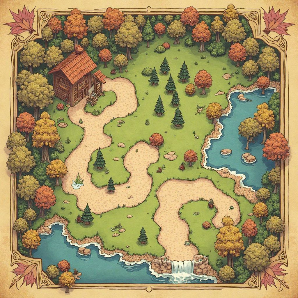 Secret level map with collectibles marked